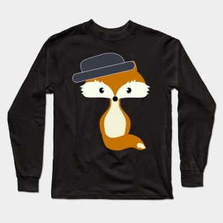 Cute fox in autumn Long Sleeve T-Shirt